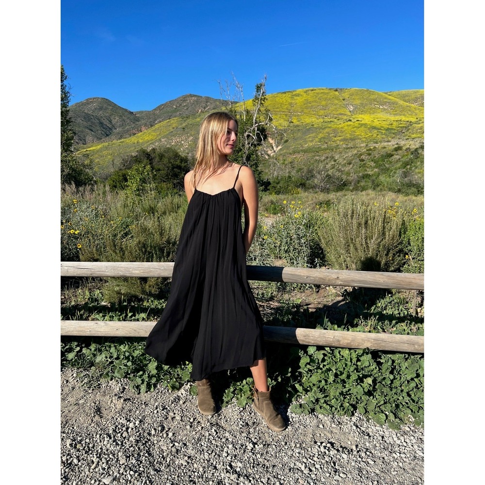 TYSA Sonoma Playsuit Black Jumpsuit Pockets Relaxed Fit Sz M/L - 2/3